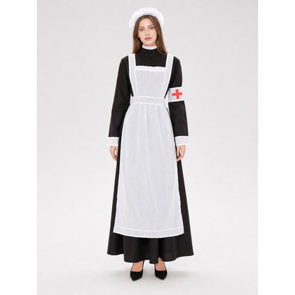 Lolita-Style Medical Staff Costume on-model view