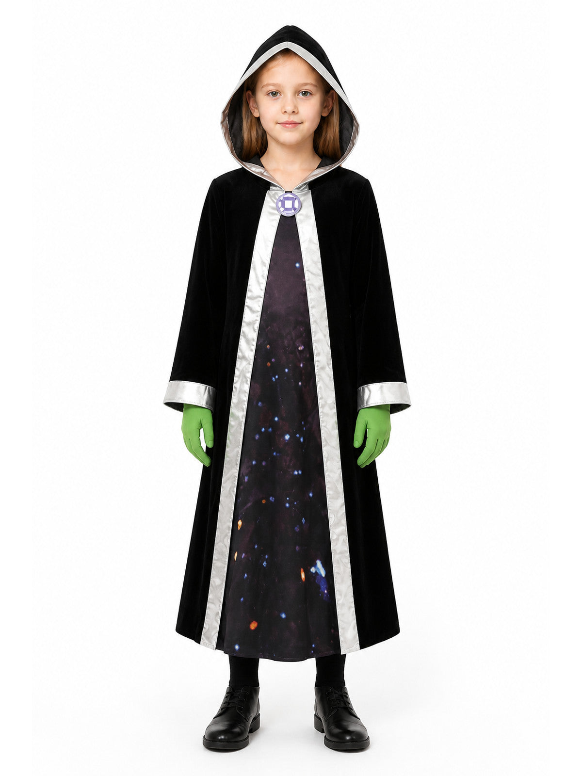 ET Alien Costume with Hood, Skirt, and Star Pattern main product view