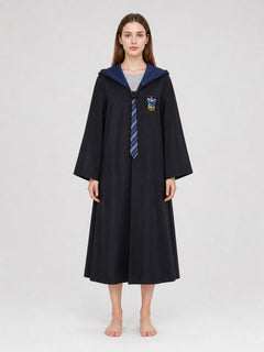 Harry Potter Wizard Robe Costume with Hood and Tie