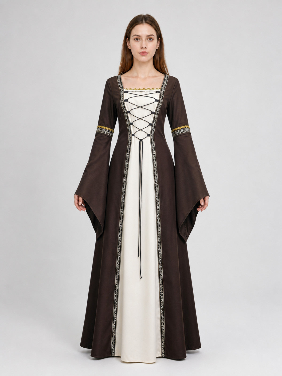 Medieval Dress for Cosplay and Themed Parties front view