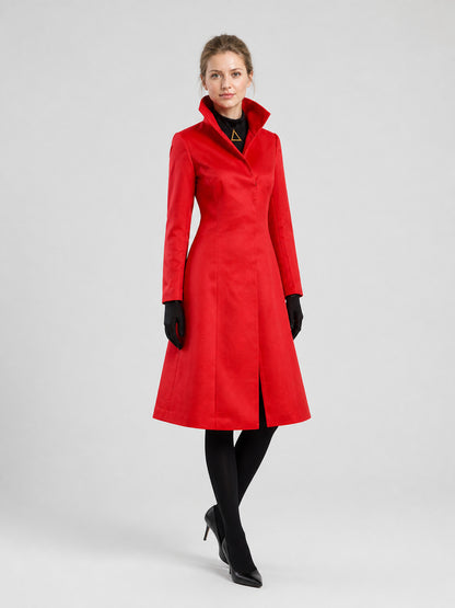 Long Red A-Line Coat with Hood, Star Wars