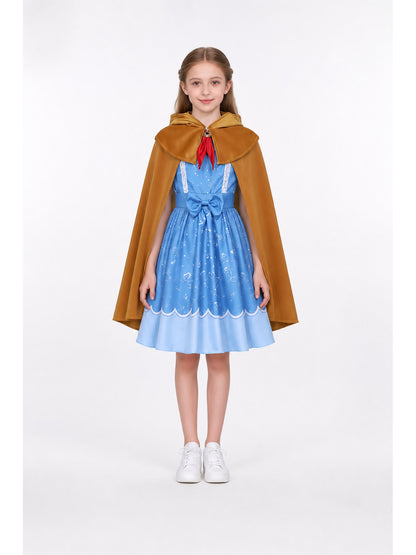 Children's Costume with Dress and Hooded Cape main product view