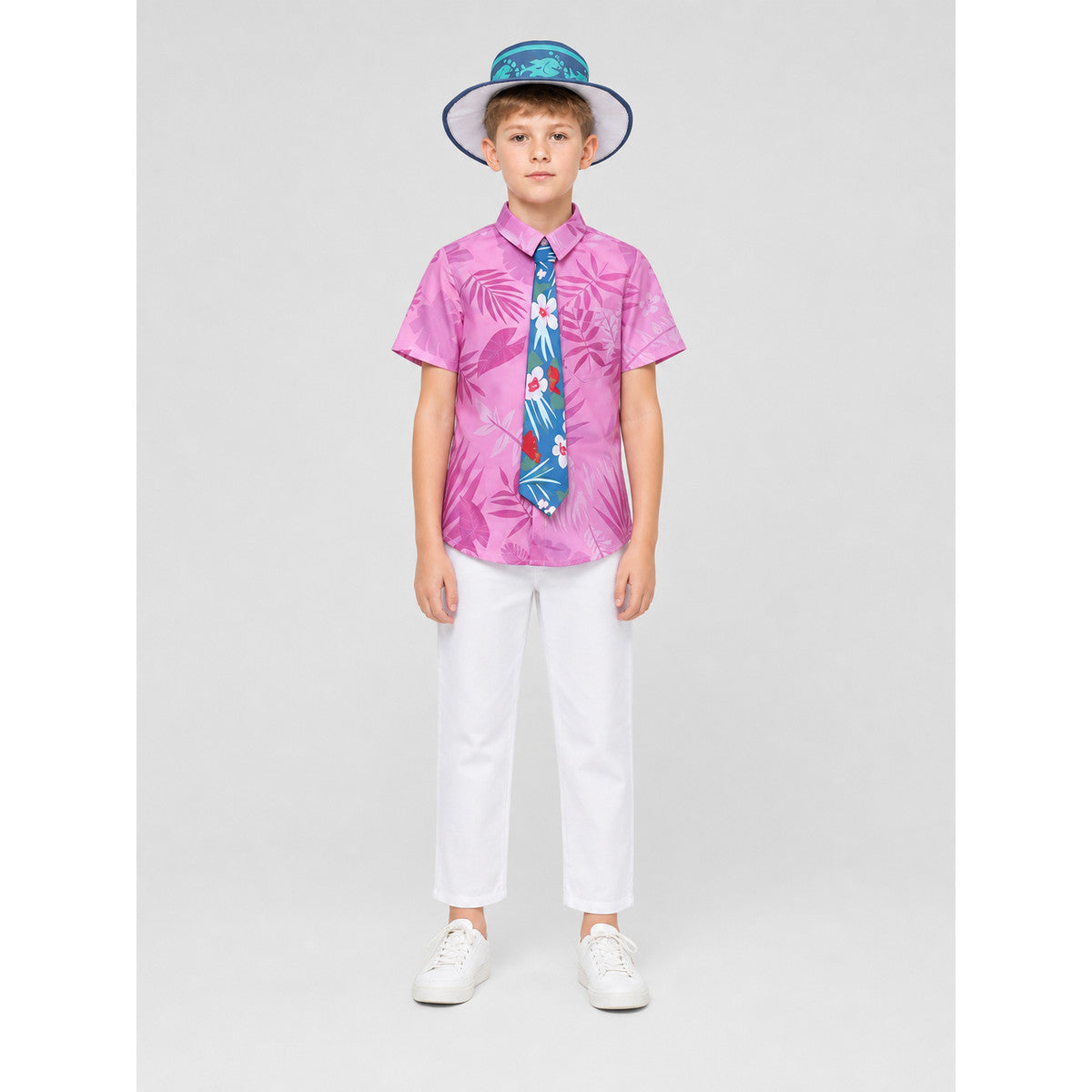 Nick Cosplay Costume from Zootopia, 4-Piece Set on-model view