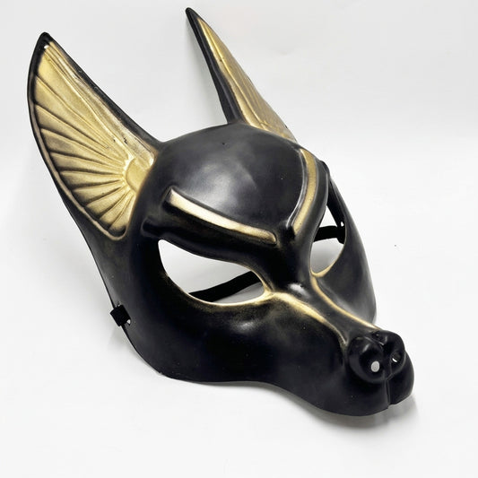 Ancient Egyptian Wolf Helmet, Halloween Face Mask, Costume Party Cosplay Prop, Dress-up Ball Toy