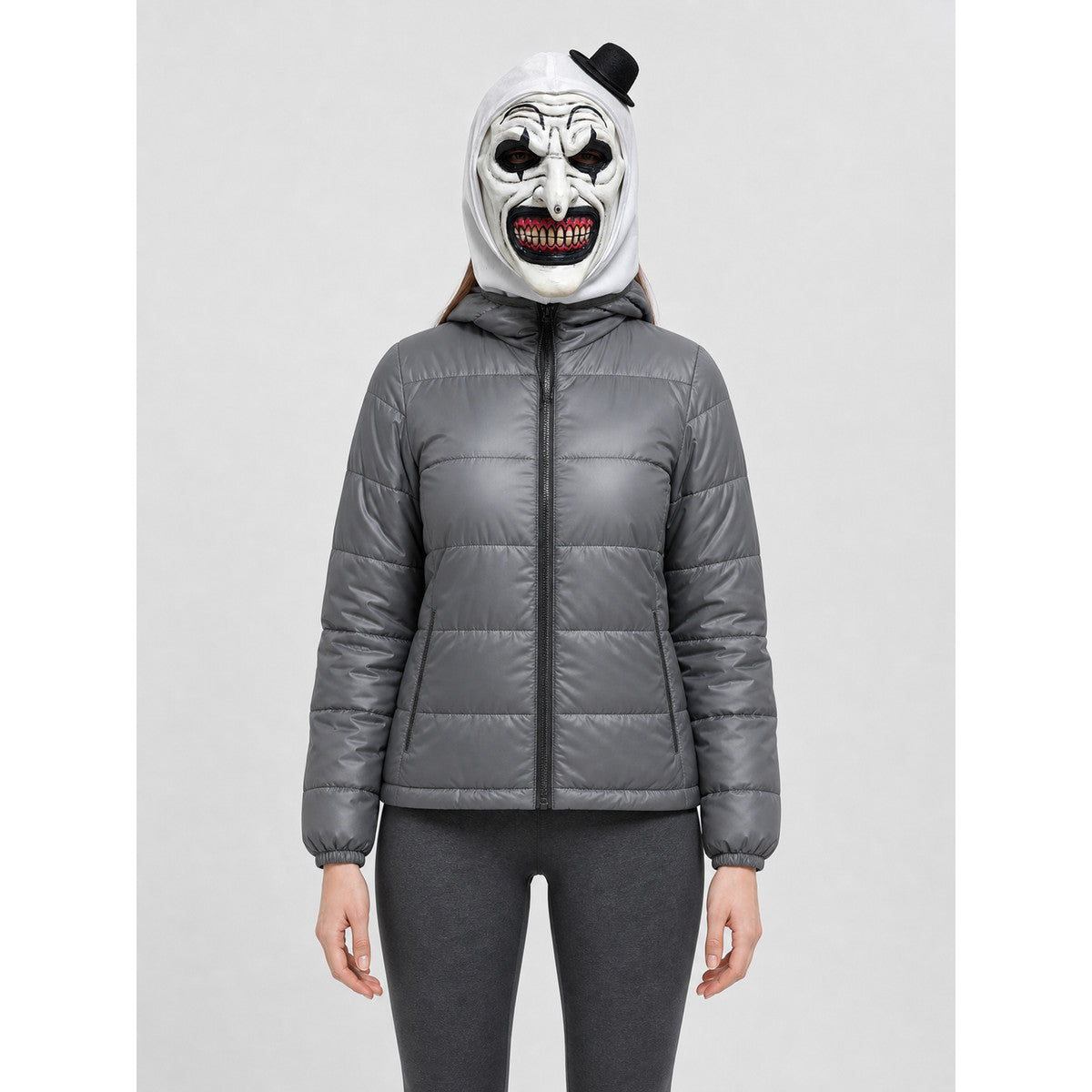 Scary Clown Mask with Hood for Cosplay