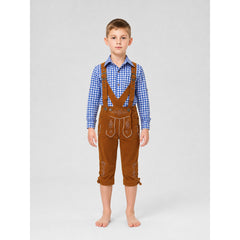 Costume Set with Suspenders, Shirt, and Pants