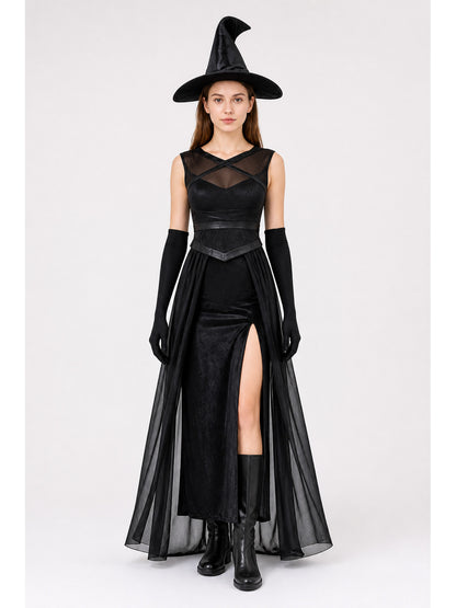 Witch Costume with Black Dress for Halloween main product view