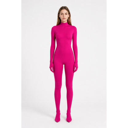 One-piece jumpsuit with a high collar and covered hands and feet main product view