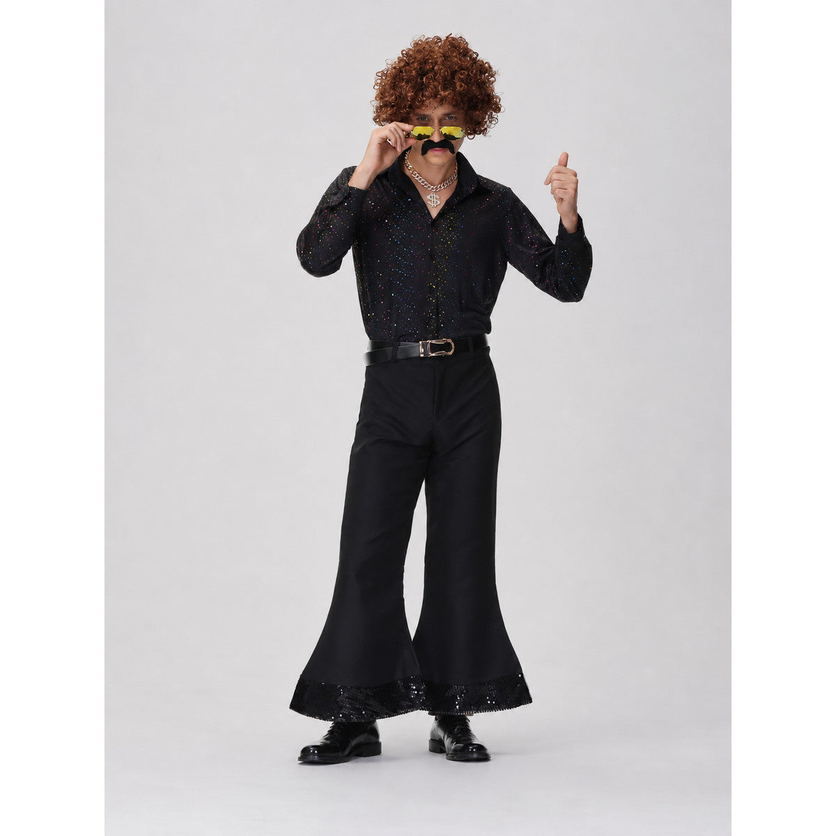 Disco-Style Stage Costume: Shirt and Pants