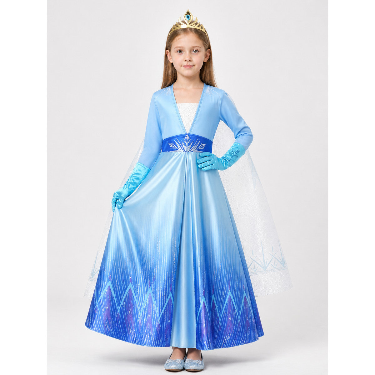 Snow Queen Carnival Costume for Halloween and Cosplay
