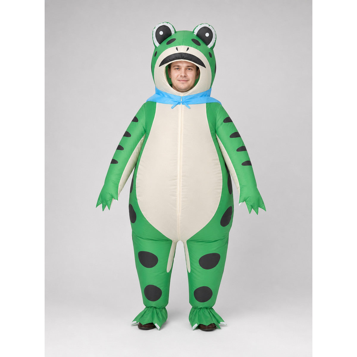 Inflatable Frog Costume for Halloween and Parties on-model view