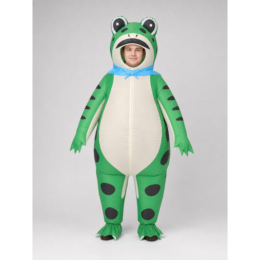 Inflatable Frog Costume for Halloween and Parties on-model view