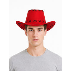Carnival Cowboy Hat with a Wide Brim