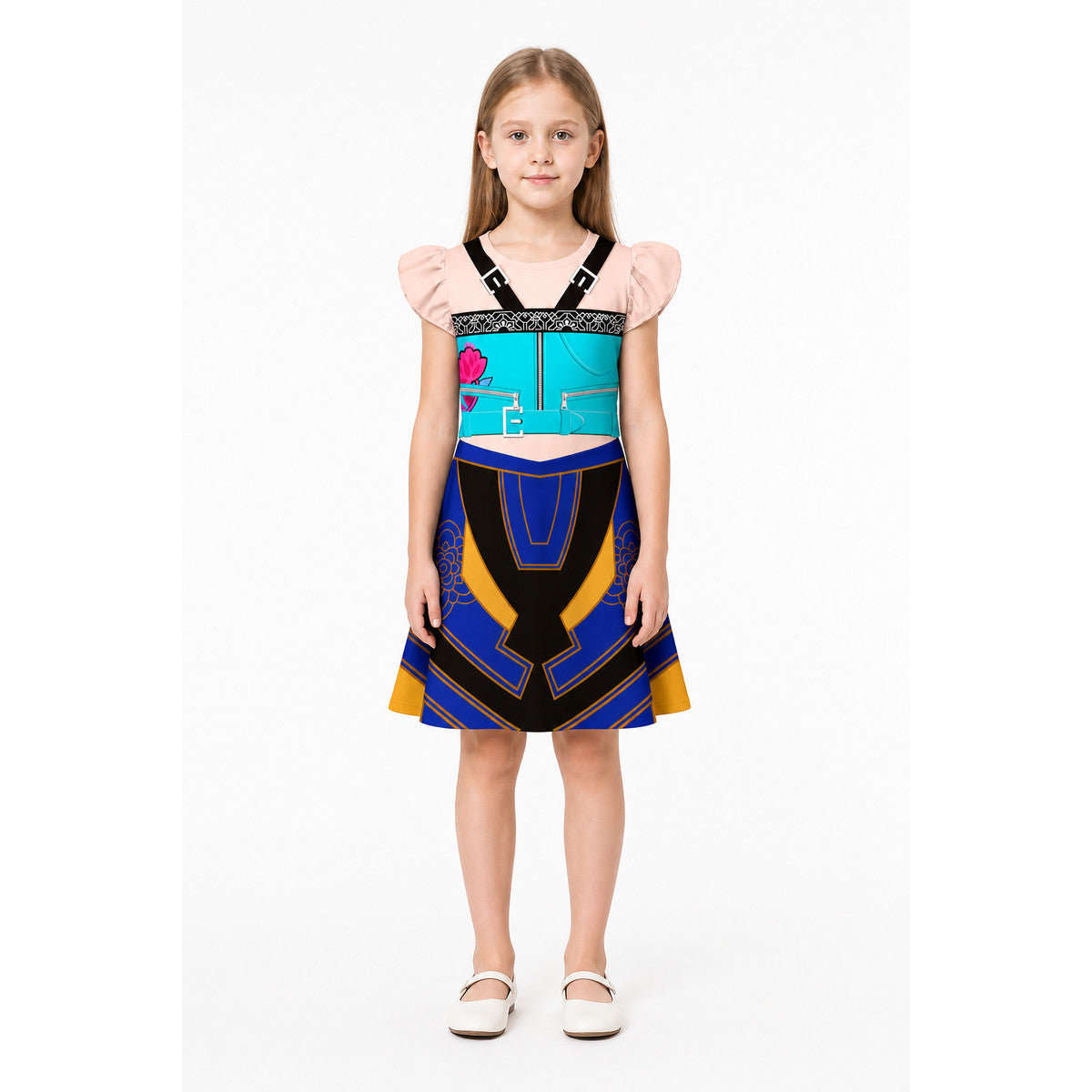 Halloween Printed Costume Dress