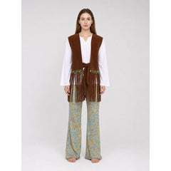 Stage Costume with Fringed Vest and Pants