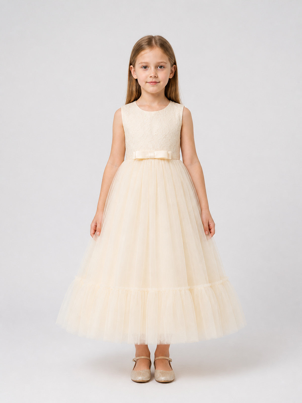 Full Princess Dress with Lace LP-332 for Performances