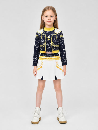Performance and Cosplay Costume: Jacket and Skirt on-model view