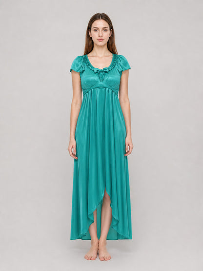 Statue of Liberty Costume Dress with Bows on-model view