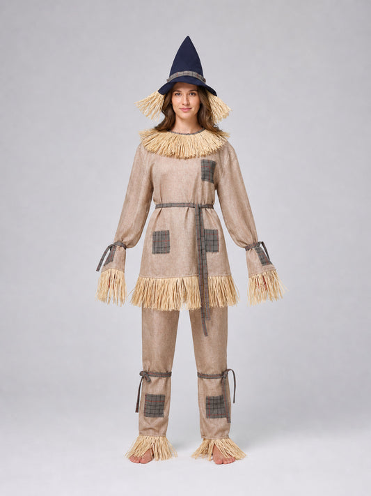 Scarecrow Costume for Cosplay and Stage Performances front view