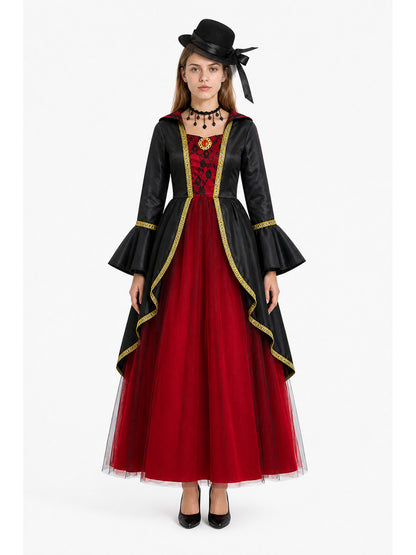 Children’s Halloween Costume: Dress with Hat and Necklace main product view