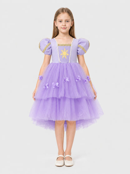 Princess Dress with a Full Mesh Skirt for Cosplay