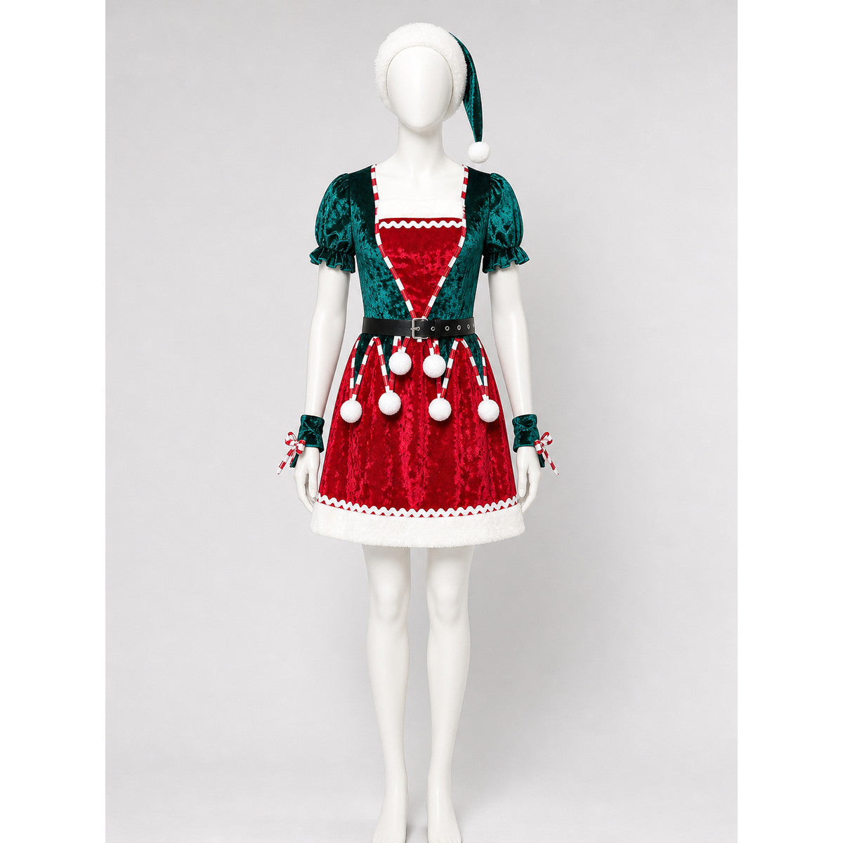 New Year's carnival costume with a full skirt