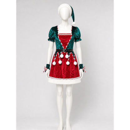 New Year's carnival costume with a full skirt