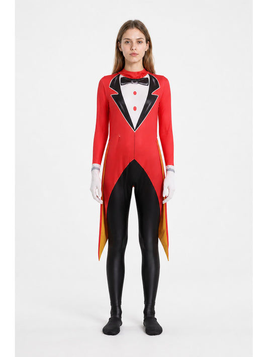 Clown Cosplay Costume, Red Jumpsuit main product view