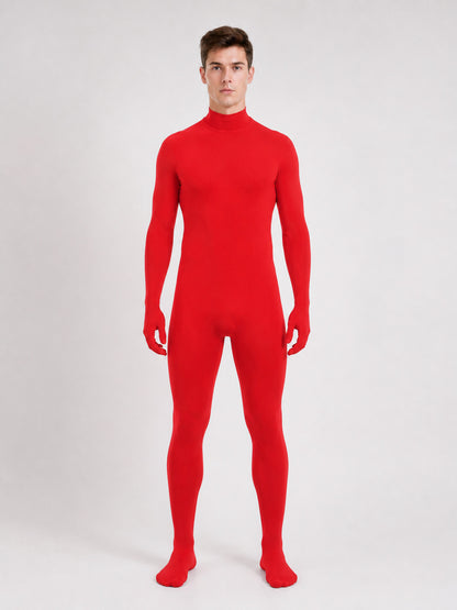 Red Morph Suit for Cosplay and Stage Performances front view