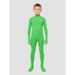 Green Alien Cosplay Jumpsuit with Hood