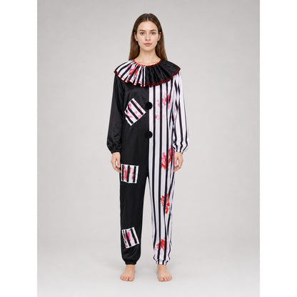 Evil Clown Carnival Costume for Halloween and Stage