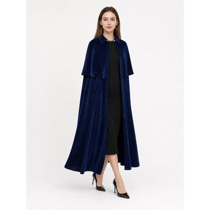 Dark Navy Vampire Costume Cloak