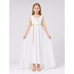 Greek-Style Costume Dress with Accessories