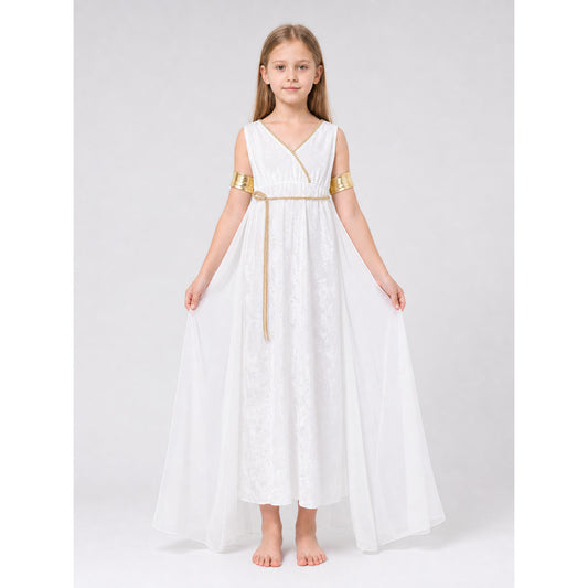 Greek-Style Costume Dress with Accessories