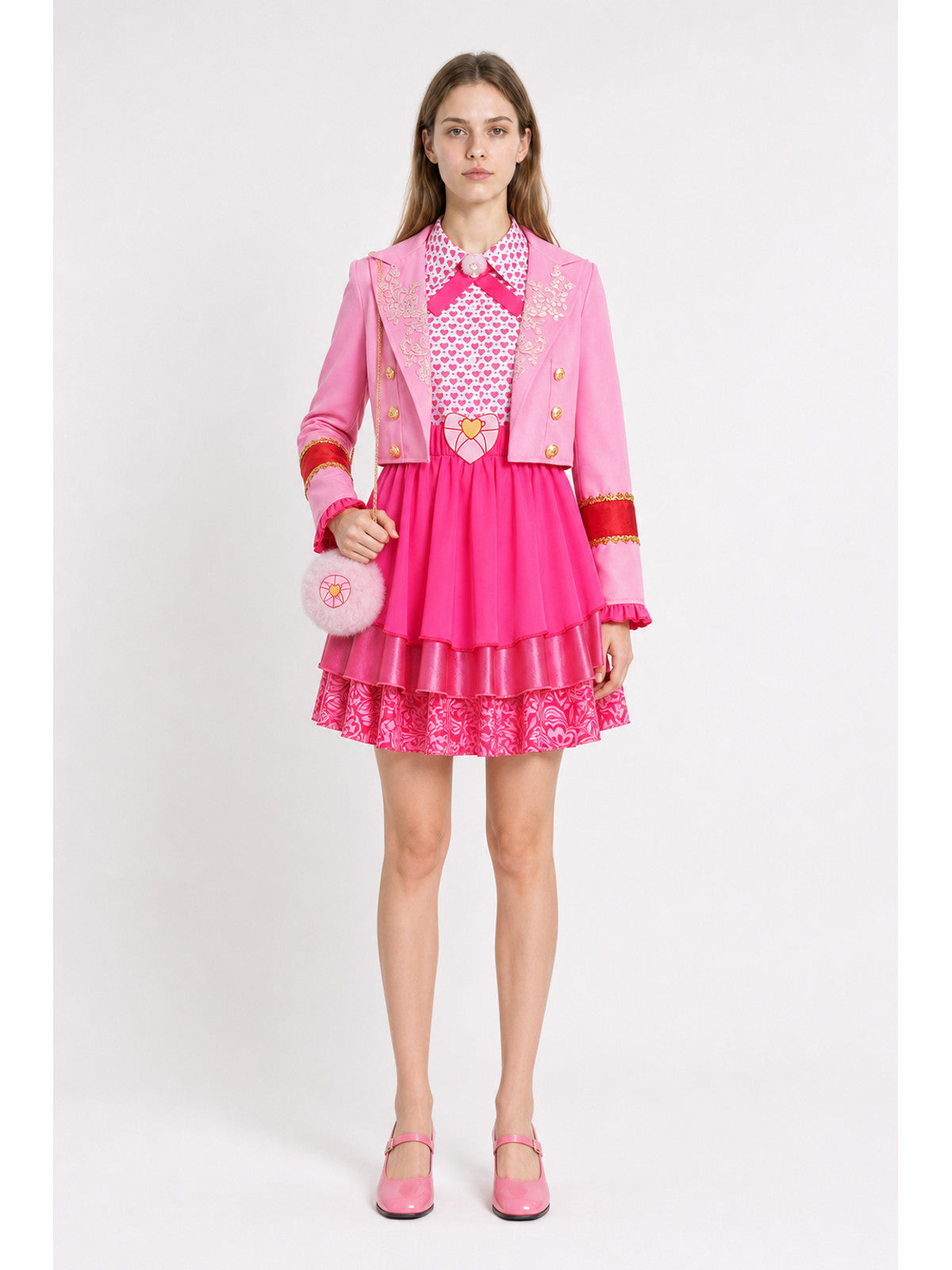 Cosplay Costume with Jacket and Layered Skirt main product view