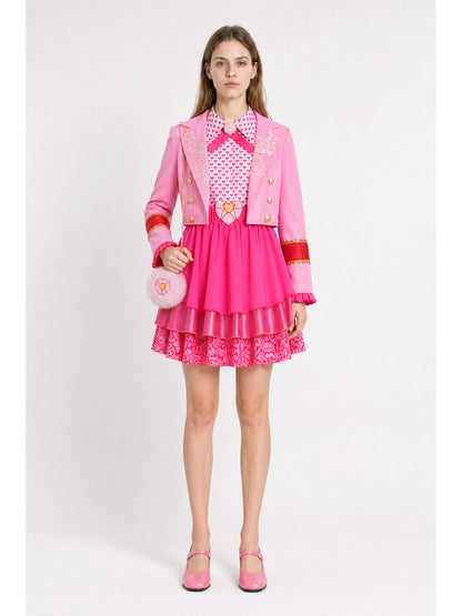 Cosplay Costume with Jacket and Layered Skirt main product view