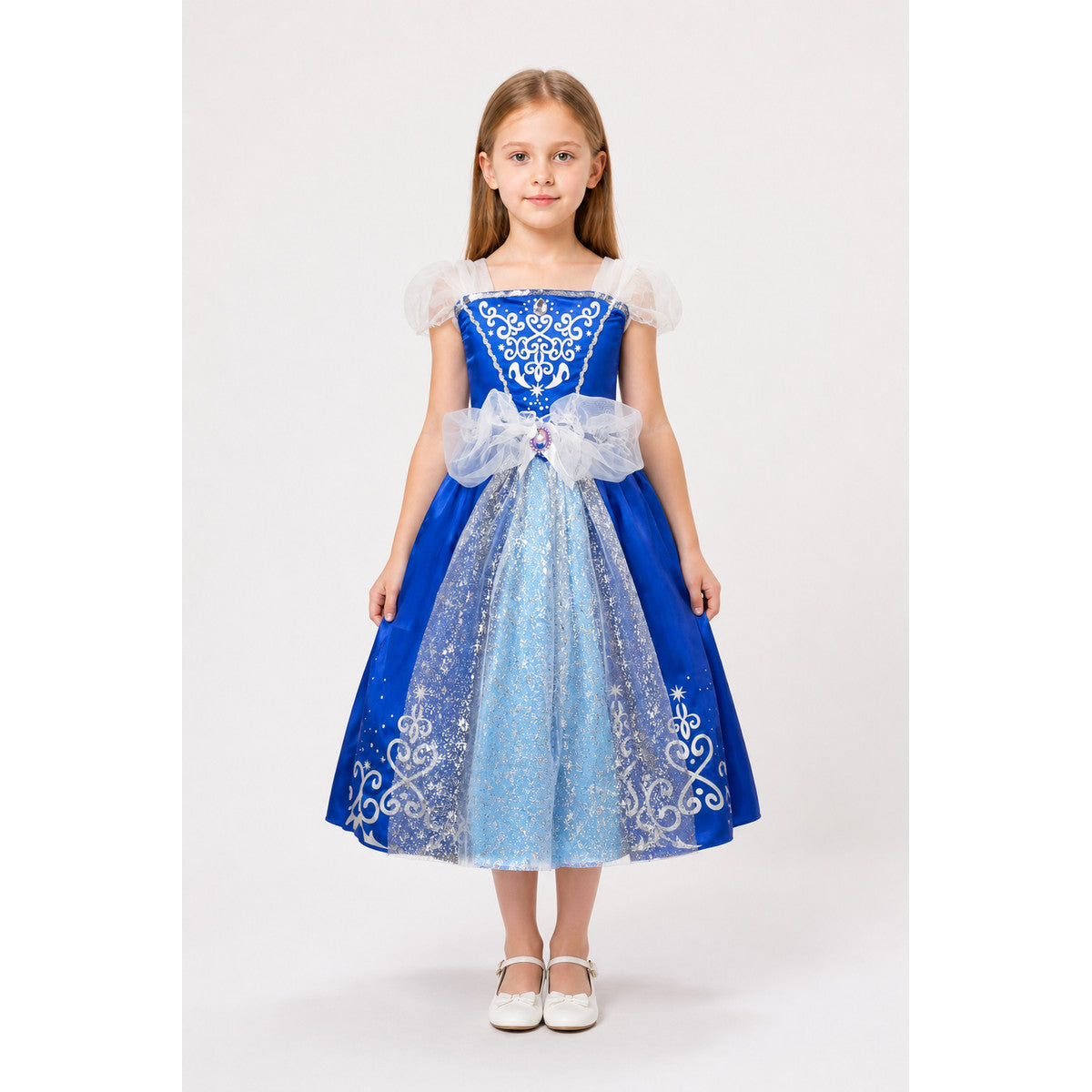 Princess Dress with Sequins and Bow for Parties main product view