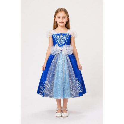 Princess Dress with Sequins and Bow for Parties main product view