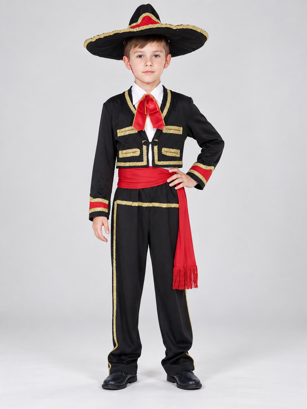 Kids' matador costume with hat and belt