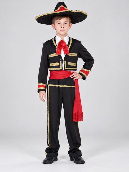 Kids' matador costume with hat and belt