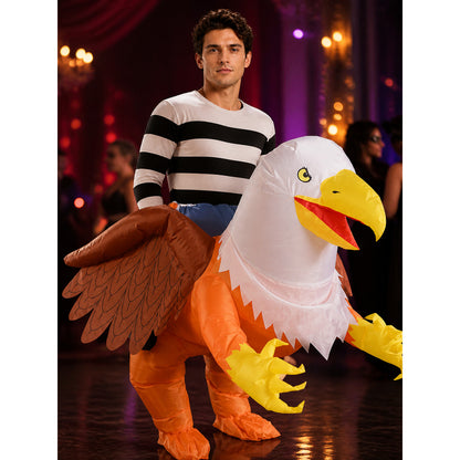 Inflatable Eagle Costume for Parties and Performances on-model view