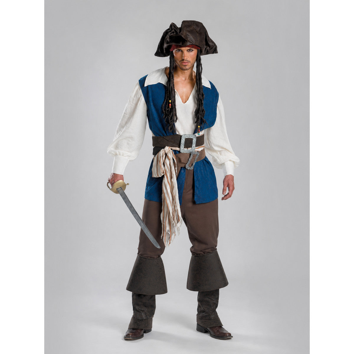 Pirate Costume with Hat and Belt