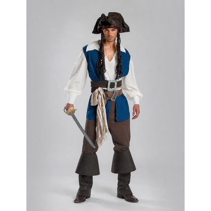 Pirate Costume with Hat and Belt