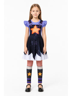 Girls' Poppy Playtime Lily Dress with Leggings, Stars