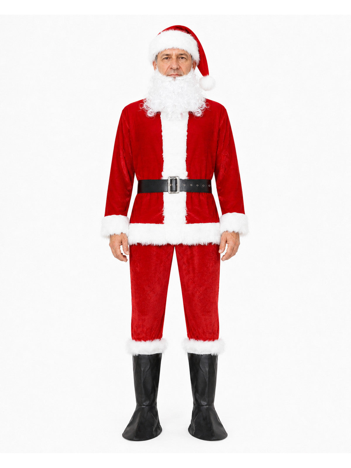 Christmas Carnival Costume, 6 Pieces main product view