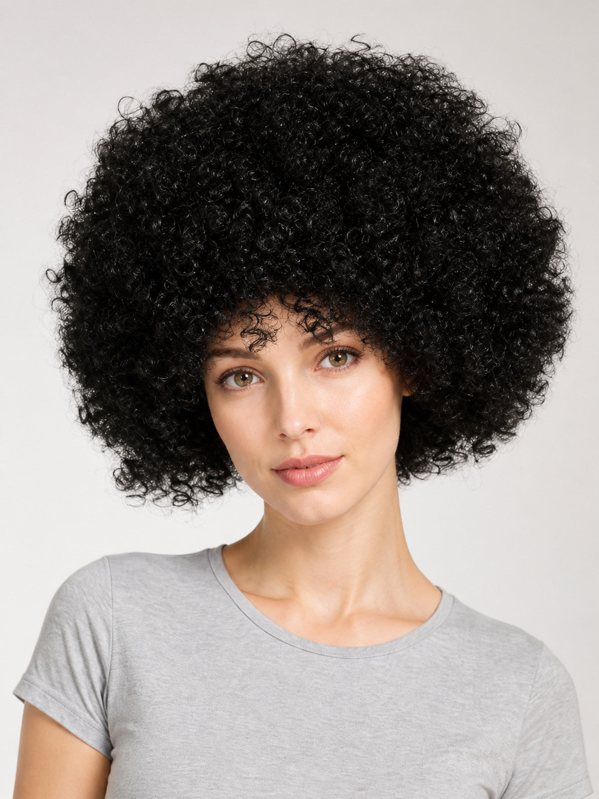 Black Afro-Style Carnival Wig for Cosplay