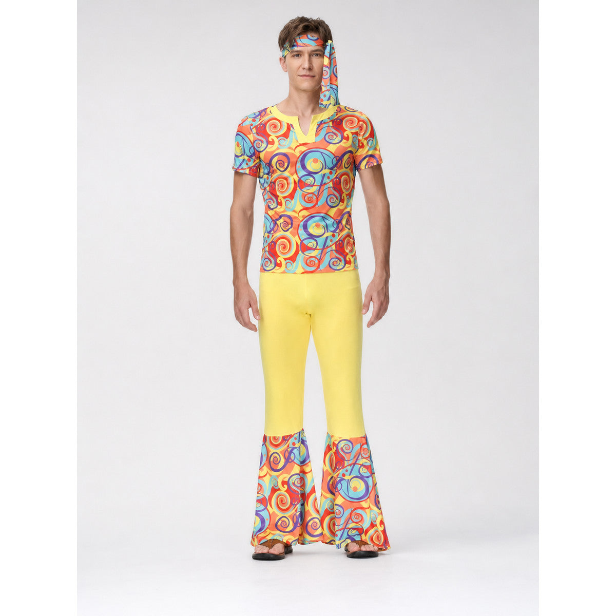 Retro 80s Disco Party Costume Set on-model view
