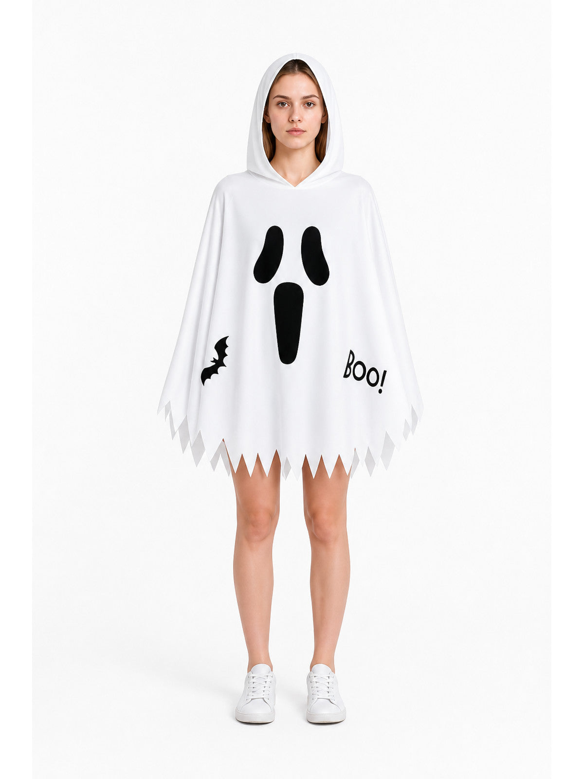 Hooded Cape with Glow-in-the-Dark Print main product view