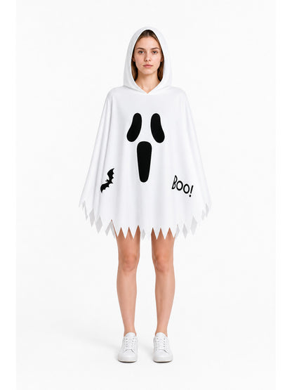Hooded Cape with Glow-in-the-Dark Print main product view