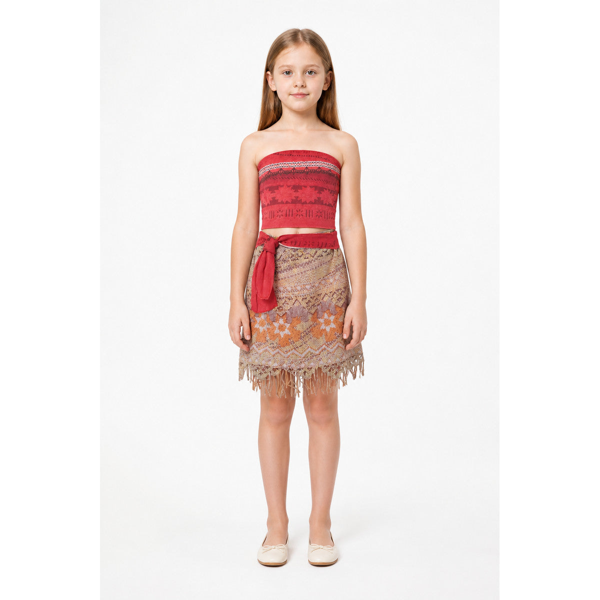 Moana Carnival Costume, Two-Piece, with Fringe main product view
